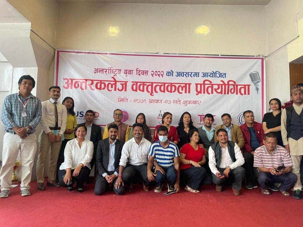 Group photo with the organizers, judges and BYAN team